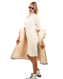 KNIT MIDI DRESS