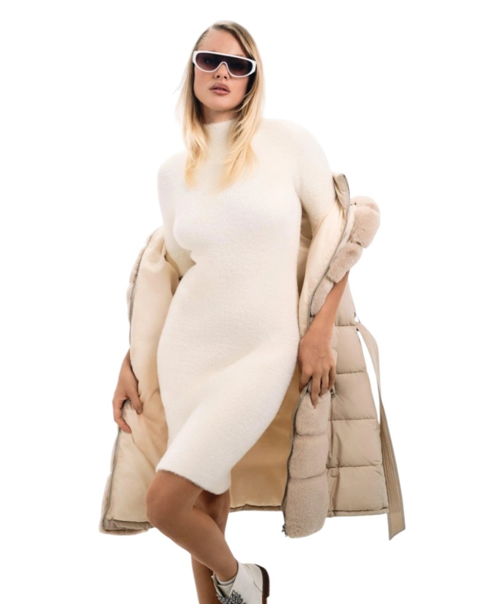 KNIT MIDI DRESS