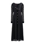 LACE BUTTON - DOWN GOWN - Nakhle.Ets - Dresses