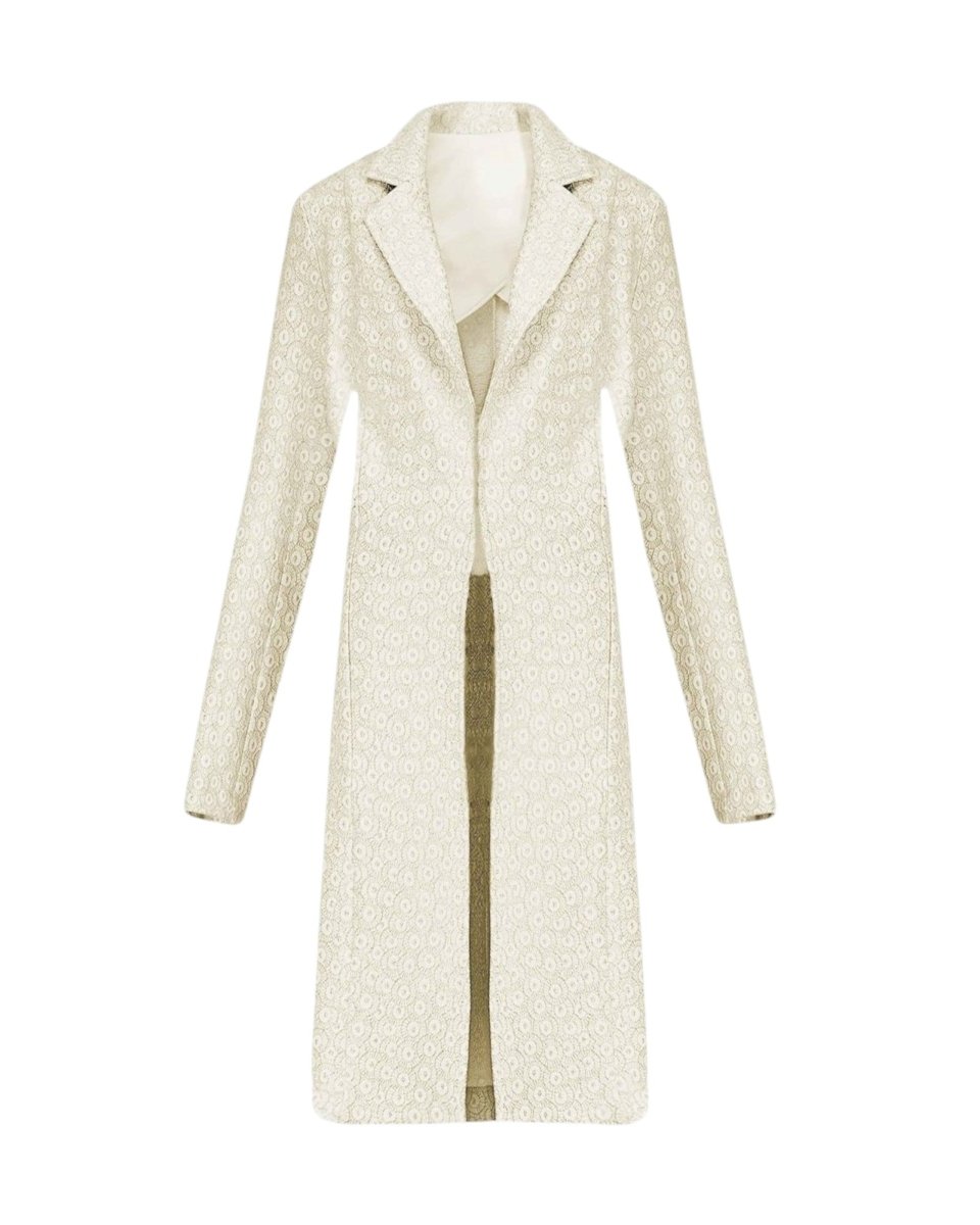 LACE LONG COAT
