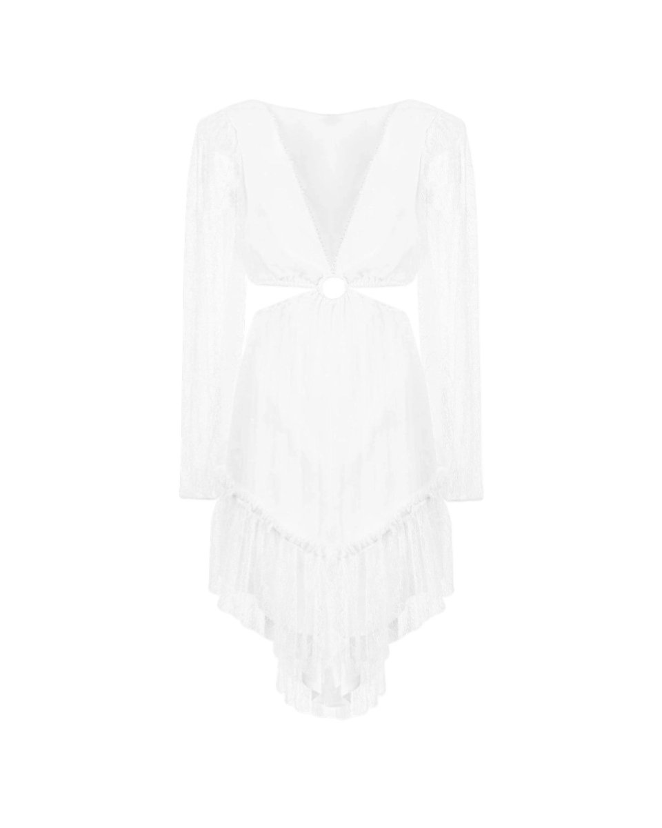 LACE RING - CUT MINI DRESS - Nakhle.Ets - Dresses