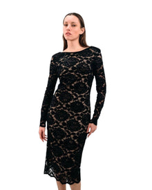 LONG SLEEVE LACE DRESS
