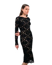 LONG SLEEVE LACE DRESS