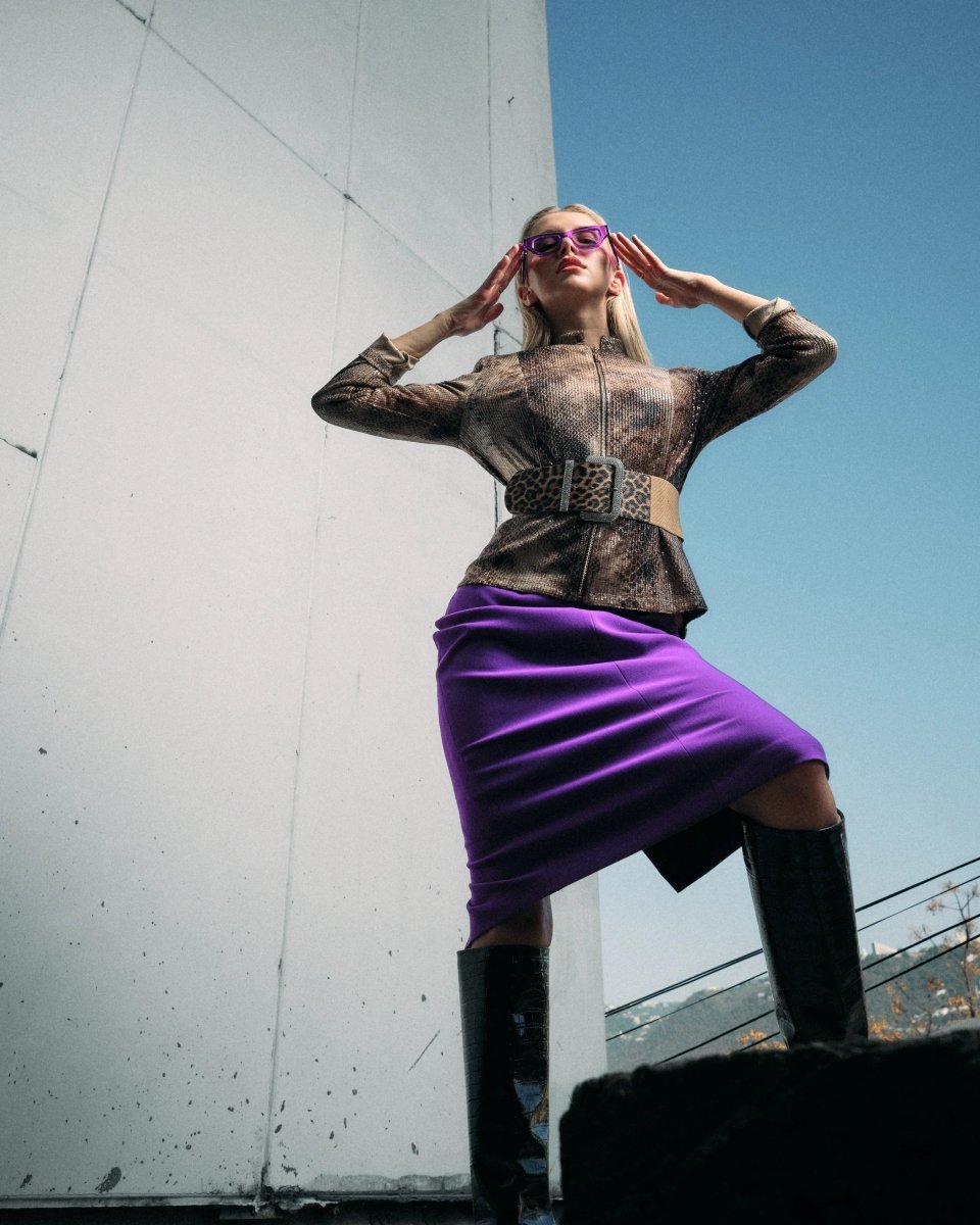 LONG SLEEVE MIDI DRESS - Nakhle.Ets - Dresses