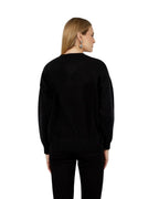 LOVE MOTIF KNIT SWEATER