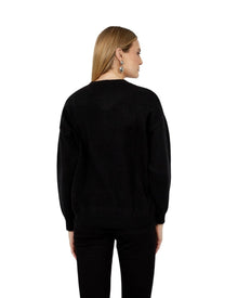LOVE MOTIF KNIT SWEATER
