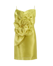 LUXE SATIN FLORAL MIDI DRESS - Nakhle.Ets - Dresses