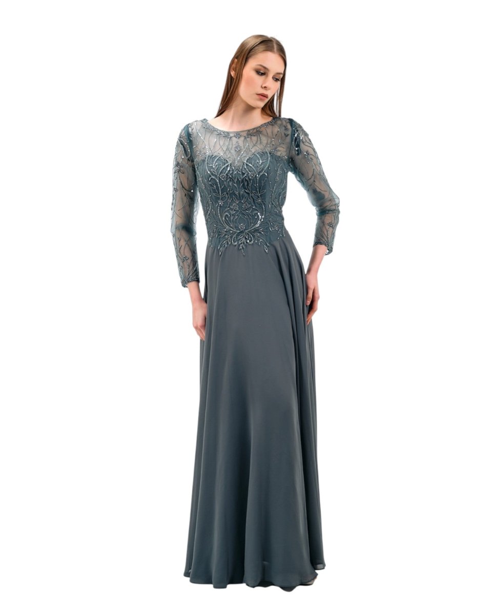 LUXURIOUS EMBROIDERED GOWN