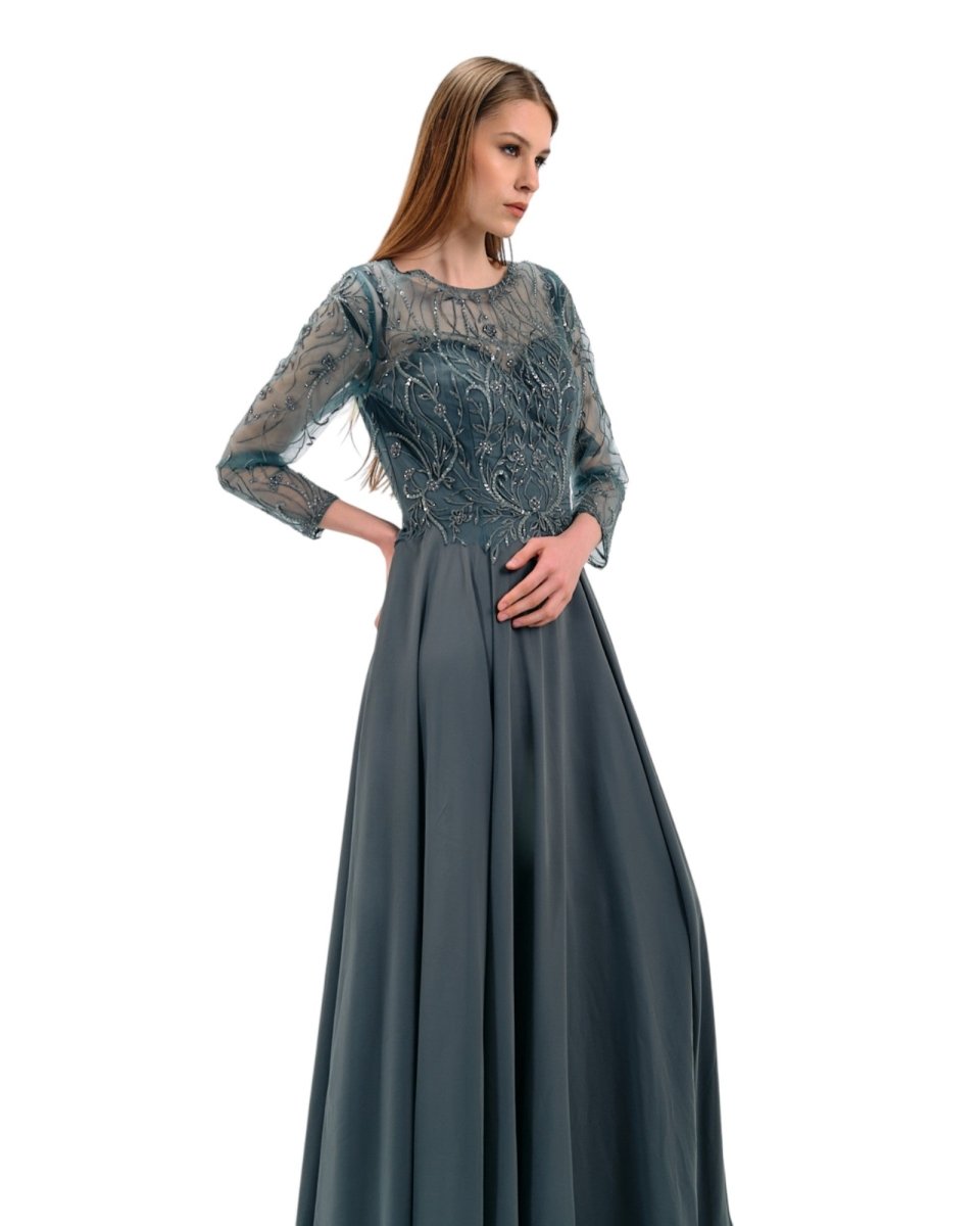 LUXURIOUS EMBROIDERED GOWN