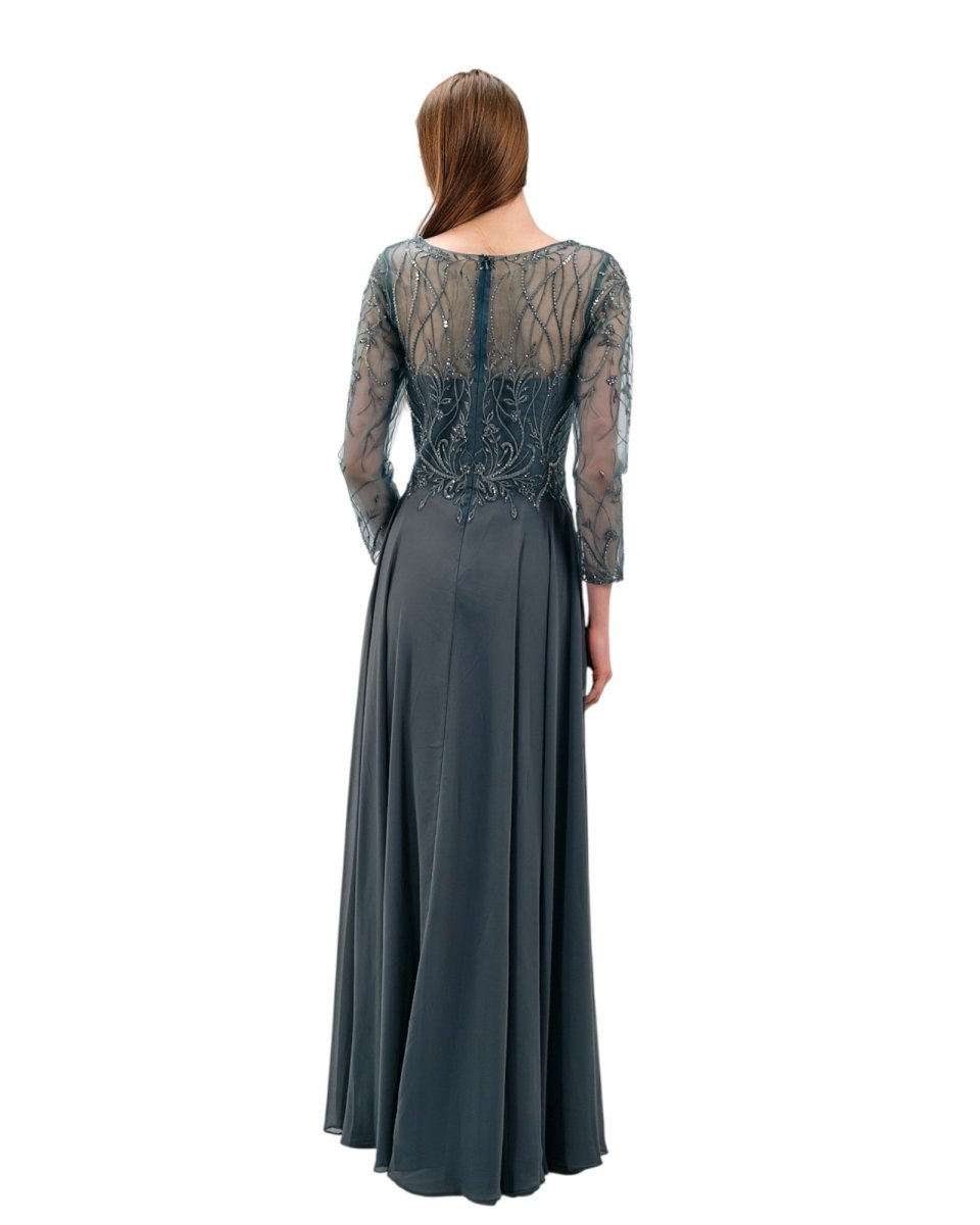 LUXURIOUS EMBROIDERED GOWN