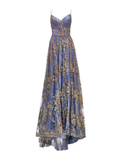 LUXURIOUS EMBROIDERED LACE GOWN