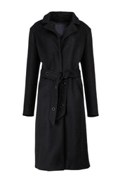 STRUCTURED LONG BELTED COAT