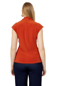 METAL NECK DETAIL BLOUSE