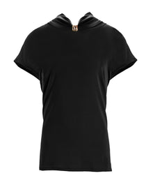 METAL NECK DETAIL BLOUSE
