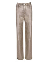 METALLIC SKINNY PANTS