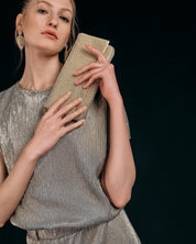 METALLIC TEXTURED TWO - PIECE SET - Nakhle.Ets - ensemble