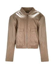 MINIMAL LEATHER ZIP JACKET - Nakhle.Ets - Jackets