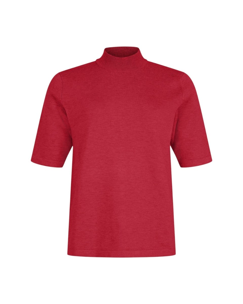 MOCK NECK KNIT TOP