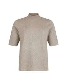 MOCK NECK KNIT TOP