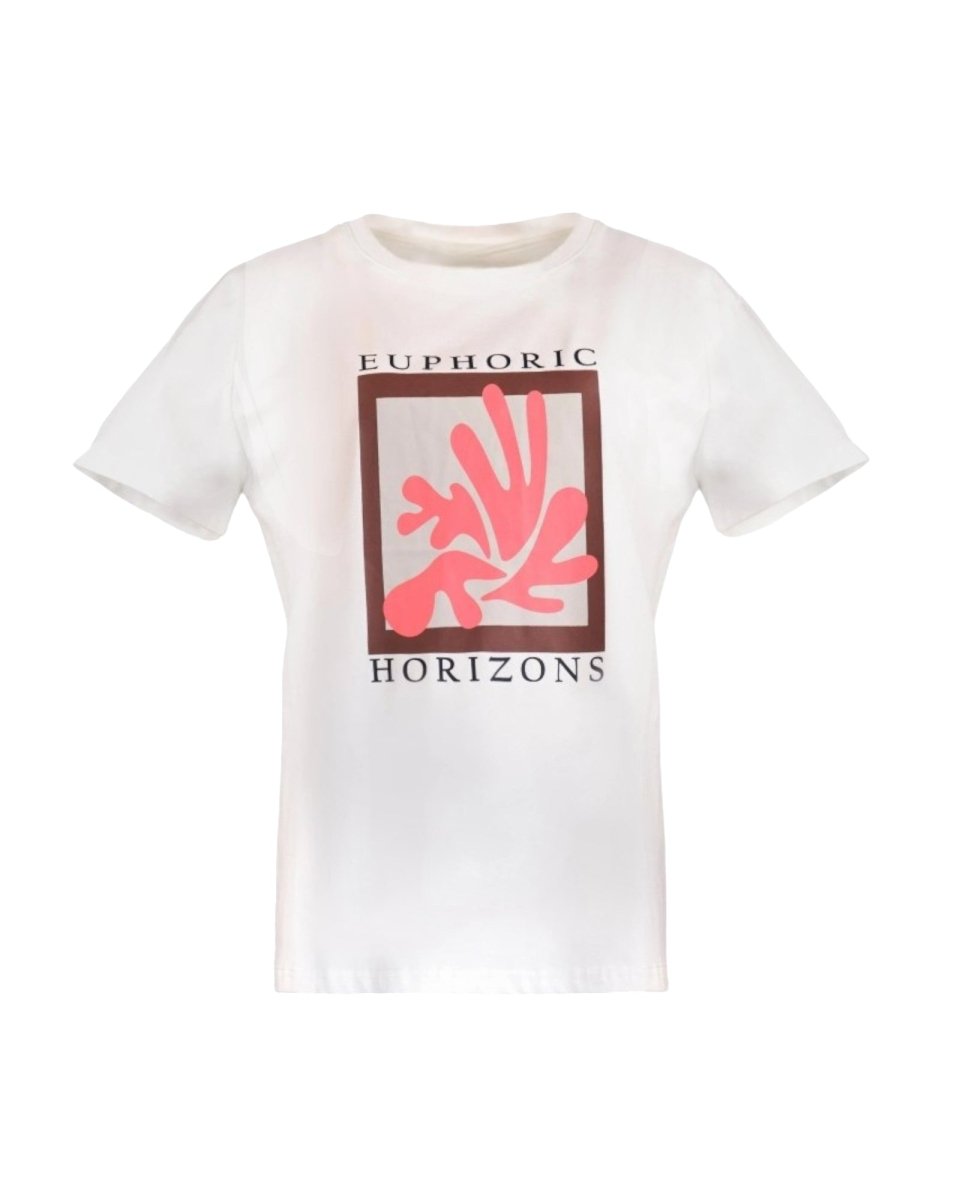 MODERN GRAPHIC PRINT TOP