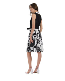 MONOCHROME A-LINE DRESS