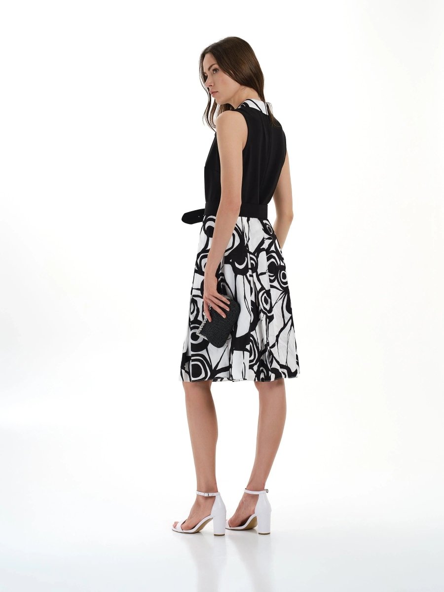 MONOCHROME A - LINE DRESS - Nakhle.Ets - Dresses