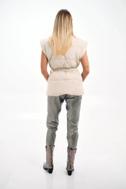 PADDED BELTED GILET - Nakhle.Ets - Jackets
