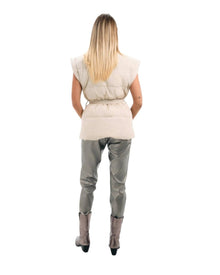 PADDED BELTED GILET