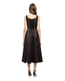 PANELLED MIDI DRESS