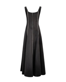 PANELLED MIDI DRESS