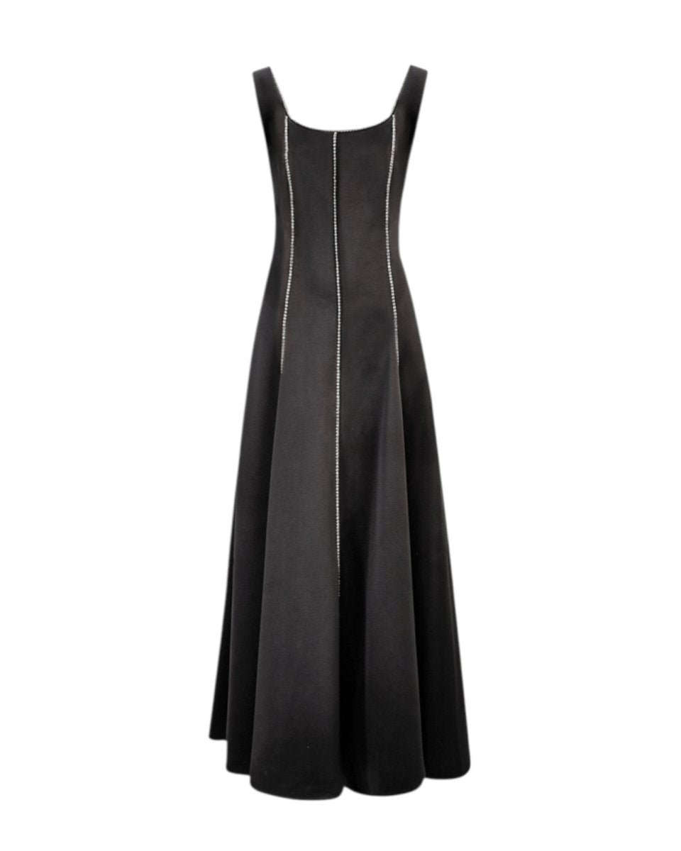 PANELLED MIDI DRESS