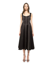 PANELLED MIDI DRESS
