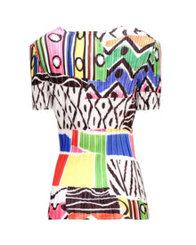 PLEATED ABSTRACT TOP