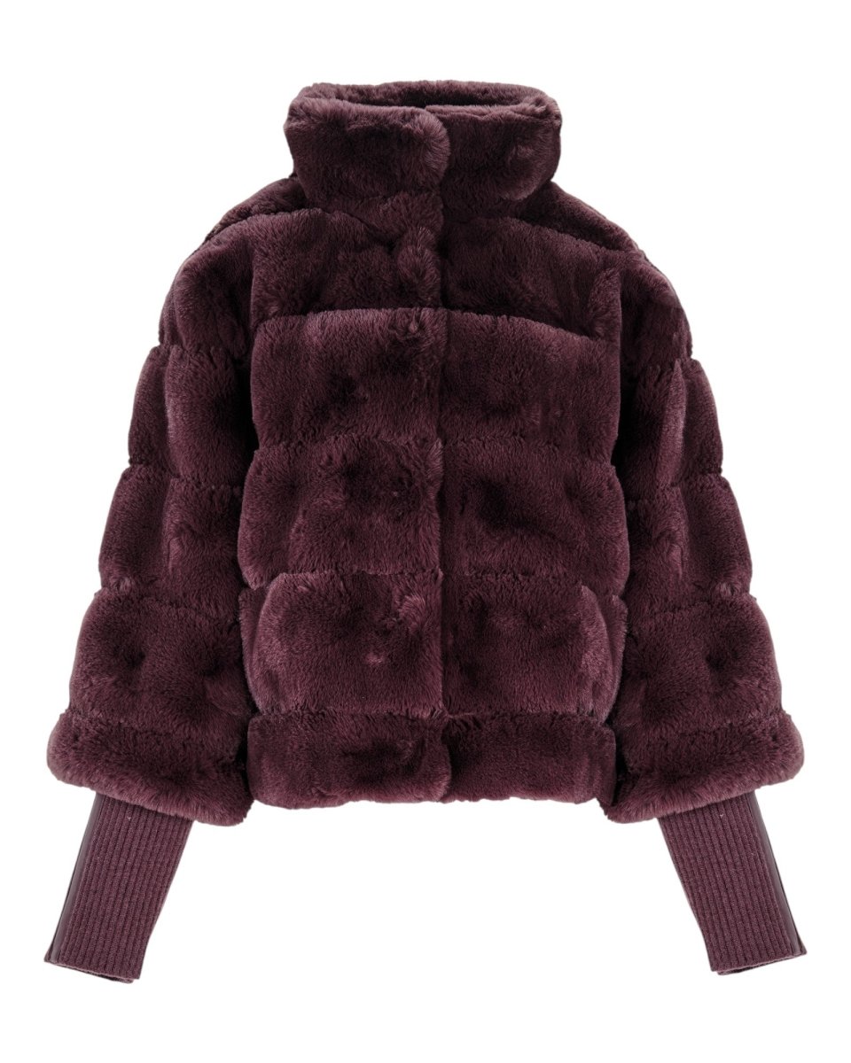 PLUSH FAUX FUR JACKET