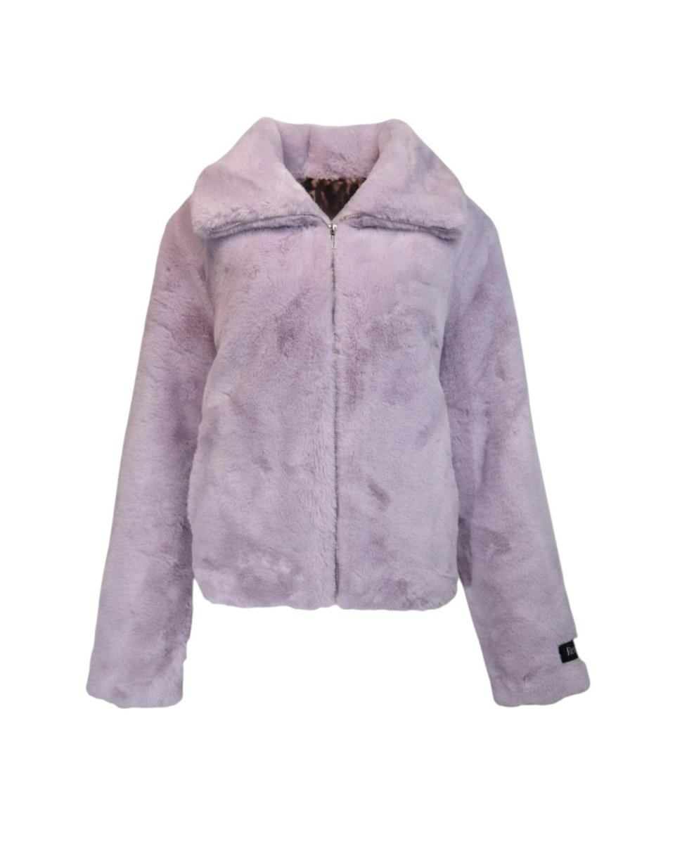 PLUSH FAUX-FUR JACKET