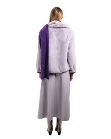 PLUSH FAUX-FUR JACKET
