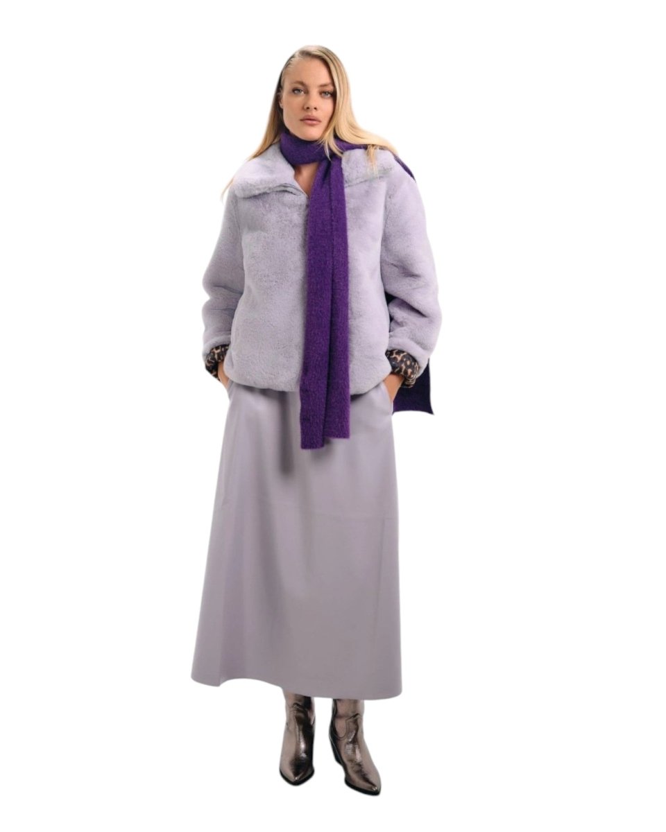 OVERSIZED FUR BOMBER