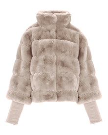 PLUSH FAUX FUR JACKET
