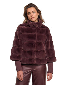 PLUSH FAUX FUR JACKET