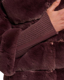 PLUSH FAUX FUR JACKET