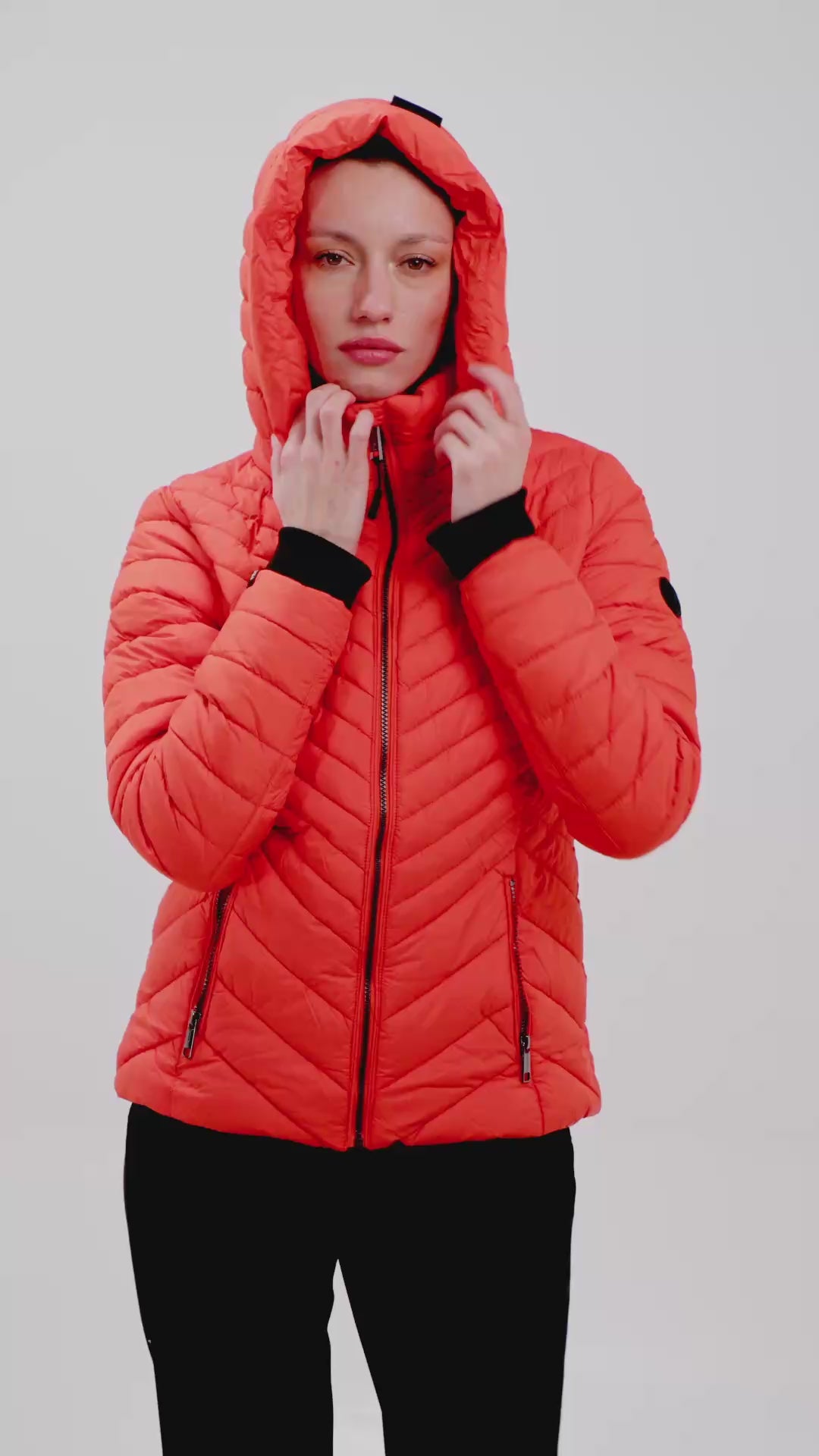 PUFFER HOODED JACKET