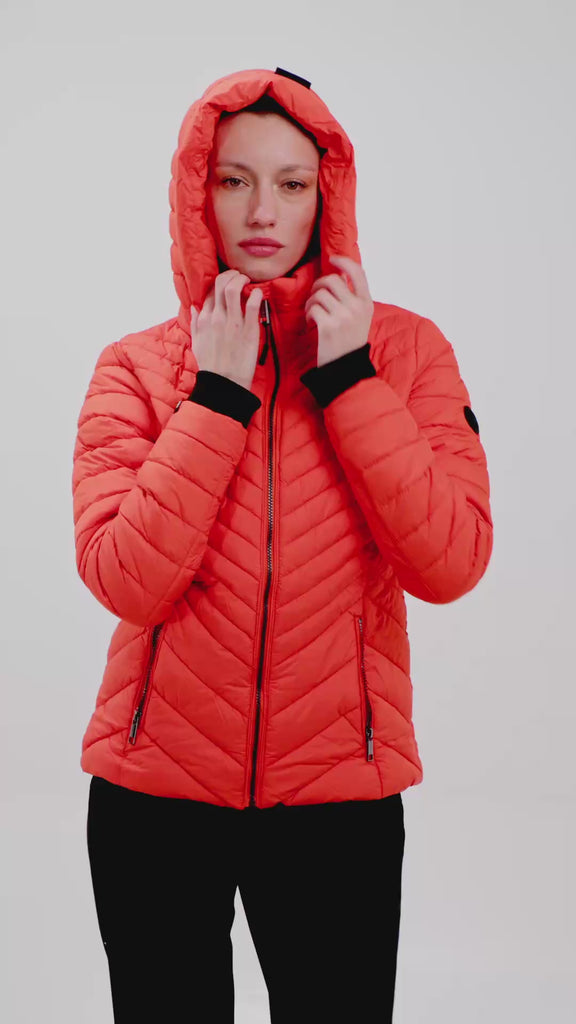 PUFFER HOODED JACKET