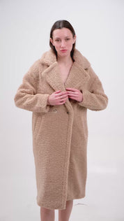 FAUX SHEARLING COAT