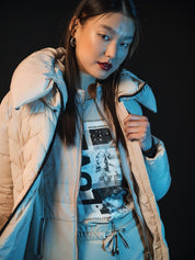 Print Beige T-Shirt - Nakhle.Ets - 