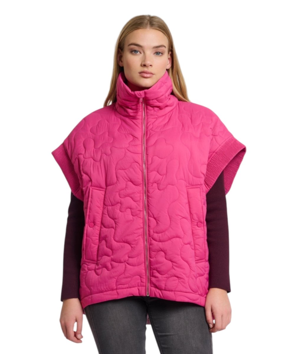PUFFER QUILTED CAPE