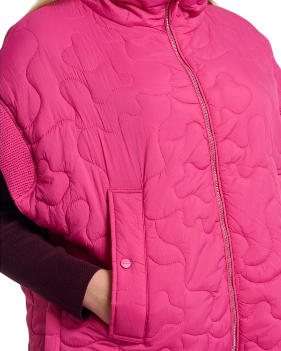 PUFFER QUILTED CAPE
