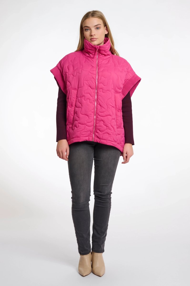 PUFFER QUILTED CAPE