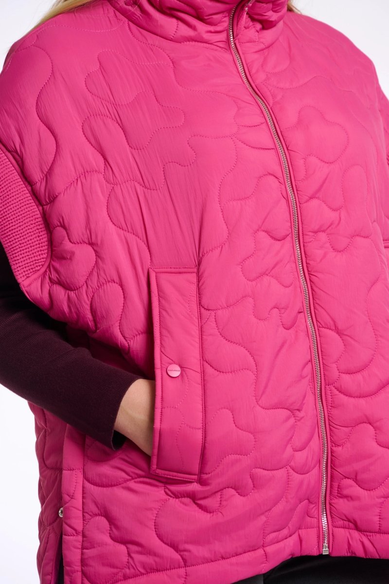 PUFFER QUILTED CAPE