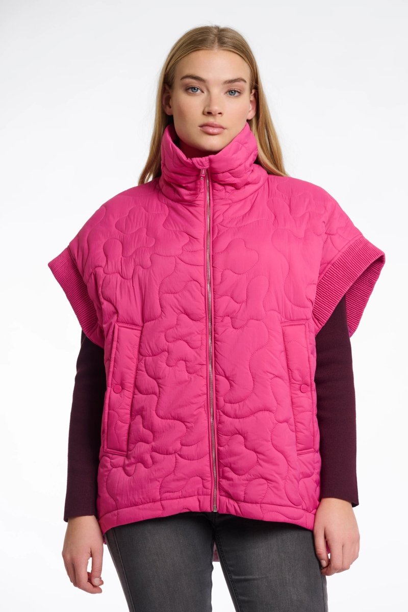 PUFFER QUILTED CAPE
