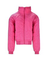 QUILTED CROPPED PUFFER JACKET